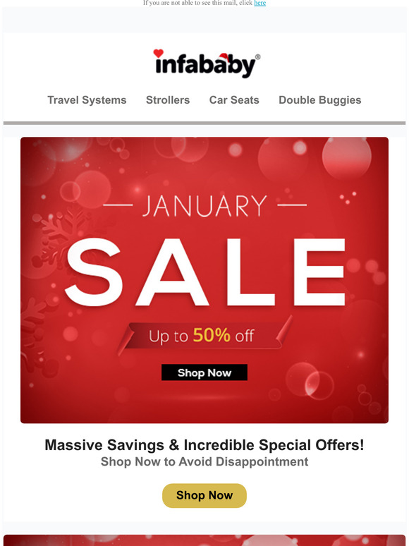 Infababy IE New Store Open Mega January SALE Must End Sunday