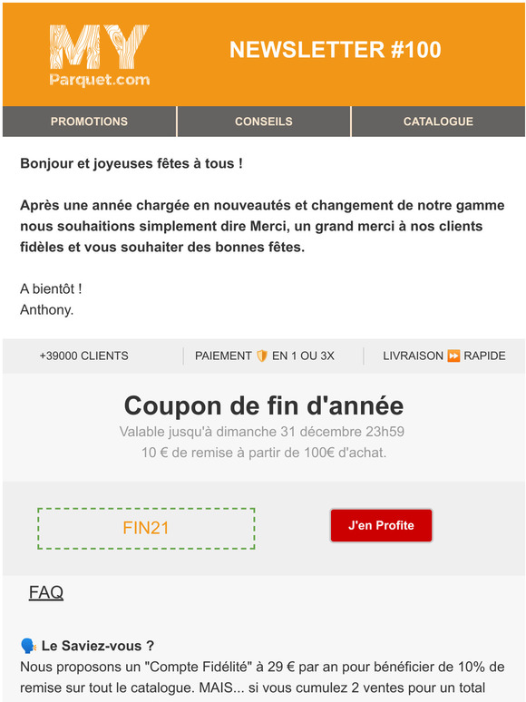 Merci et Bonnes ftes, tout simplement