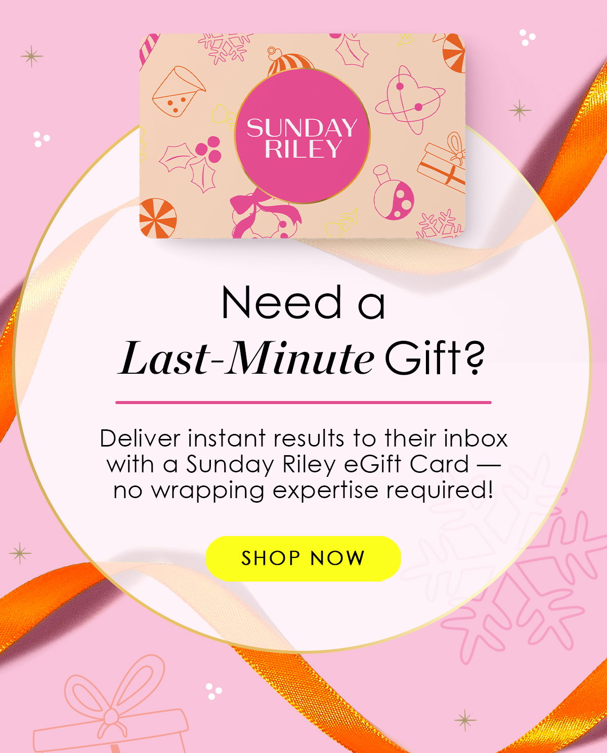 Sunday Riley: In a gifting pinch? Go with an eGift Card! | Milled