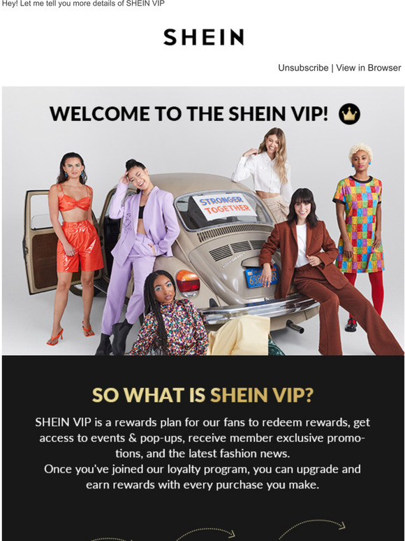 SHEIN: Popular science article: SHEIN VIP | Milled