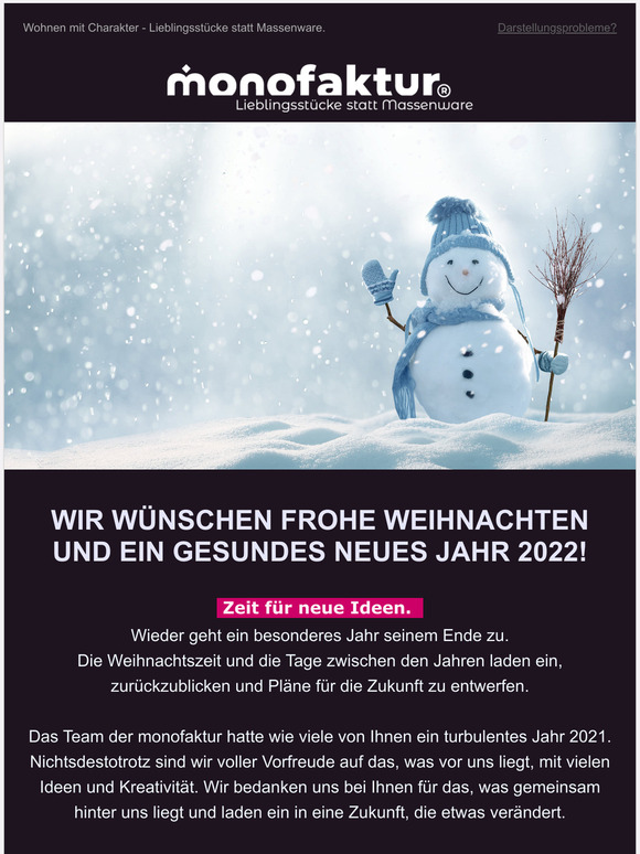   Tschss 2021 - Hallo 2022: Zeit fr neue Ideen!  