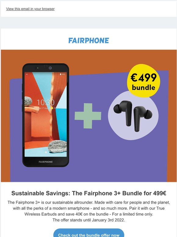 Fairphone's Sustainable Savings