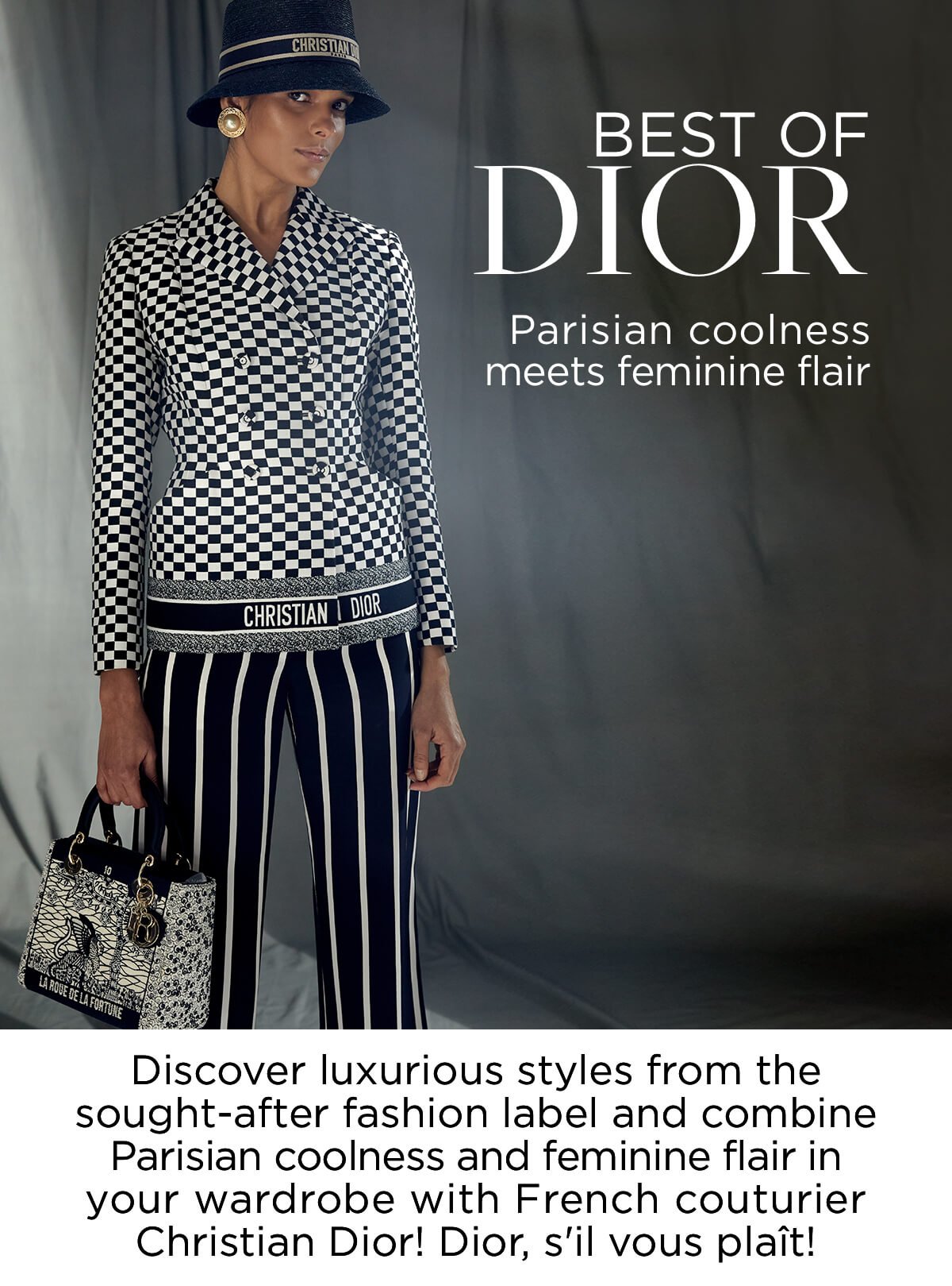 Christian Dior - Christian Dior Charm lettering Pochette on Designer  Wardrobe