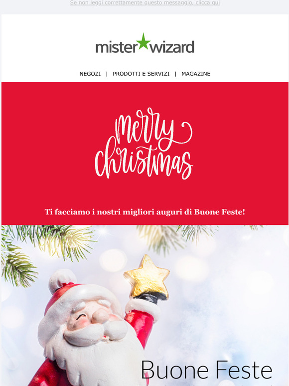 Buone Feste da Mister Wizard!