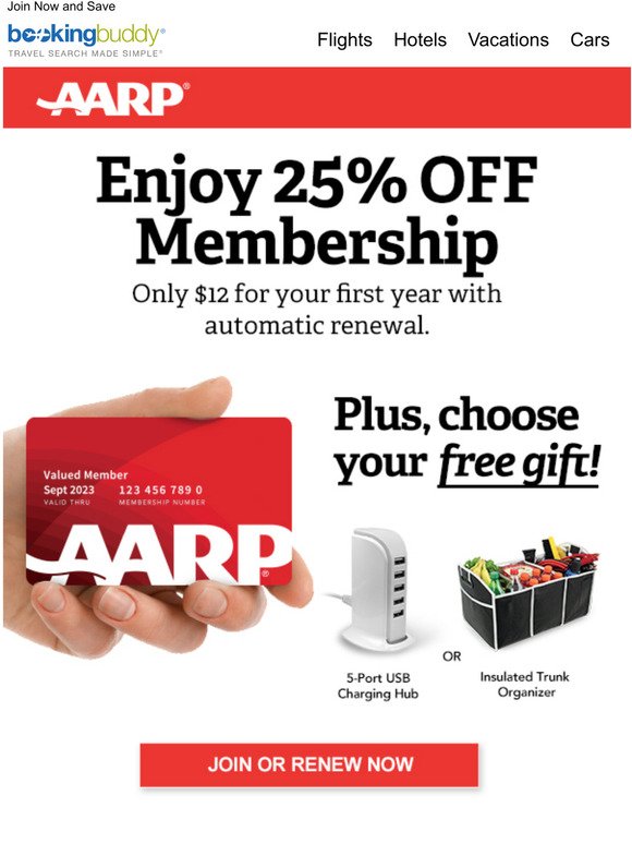 Don't Forget: December Offer from AARP