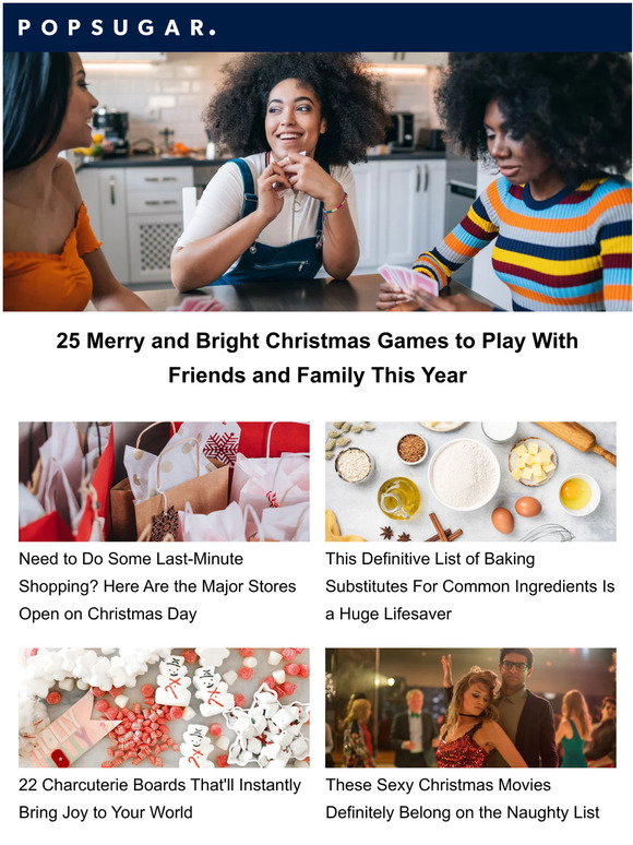 Popsugar 25 Merry And Bright Christmas Games To Play With Friends And Popsugar 25 Merry And Bright Christmas Games To Play With Friends And