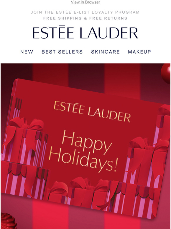 Estée Lauder Email Newsletters: Shop Sales, Discounts, and Coupon Codes