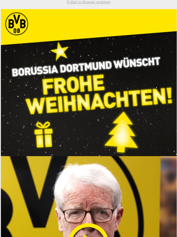 BVB Borussia Dortmund Frohe Weihnachten! Milled