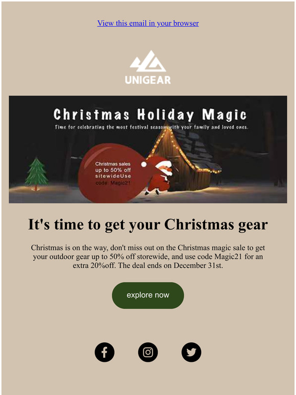 Christmas sales