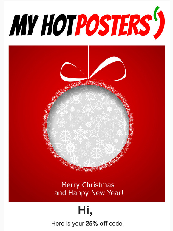 Christmas Sale25% OFF!