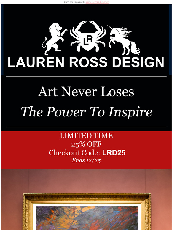 Art Never Loses The Power To Inspire