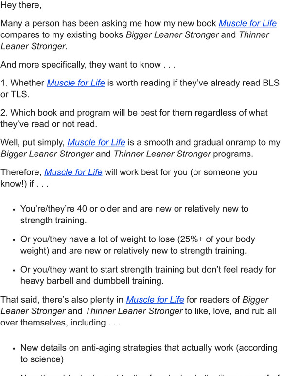 bigger leaner stronger excel bigger leaner stronger excel