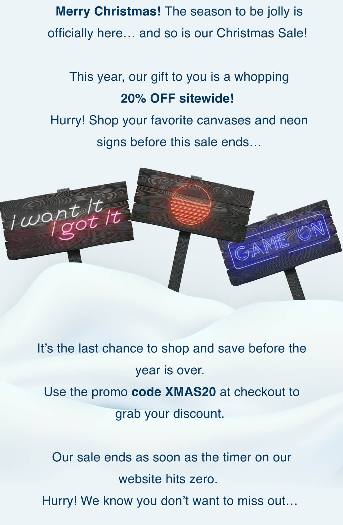 Canvas Freaks LLC Unwrap Your Christmas Gift Milled