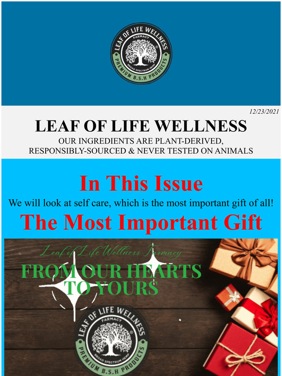 Leaf of Life Wellness From our Heart to Yours Milled