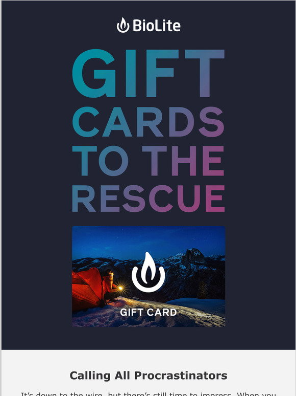 gift card rescue discount code