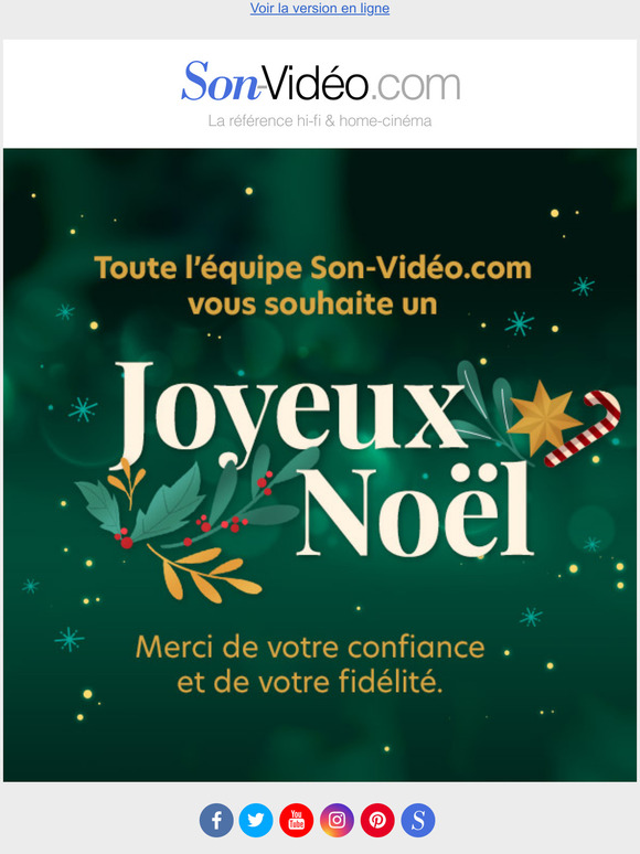 Son-Vido.com vous souhaite un Joyeux Nol !