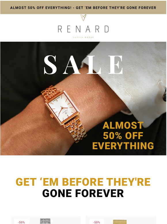 Start Wintersale! Up to 50% off!