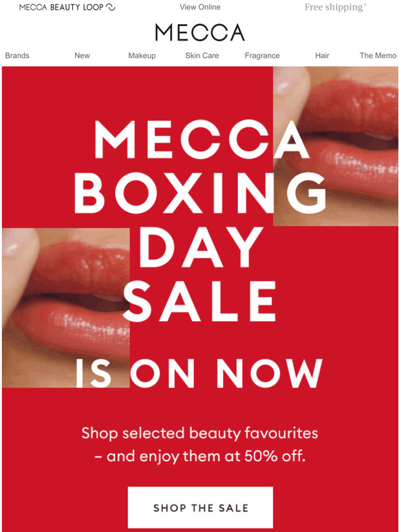 Mecca The MECCA Boxing Day sale is on! Milled