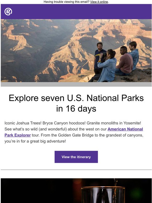National Park hopping + make NYE poppin