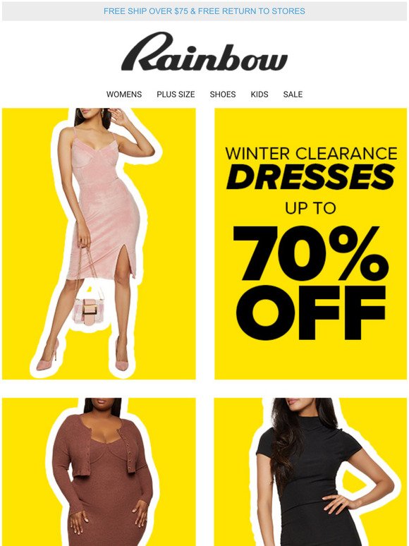 70% OFF Winter Clearance ...