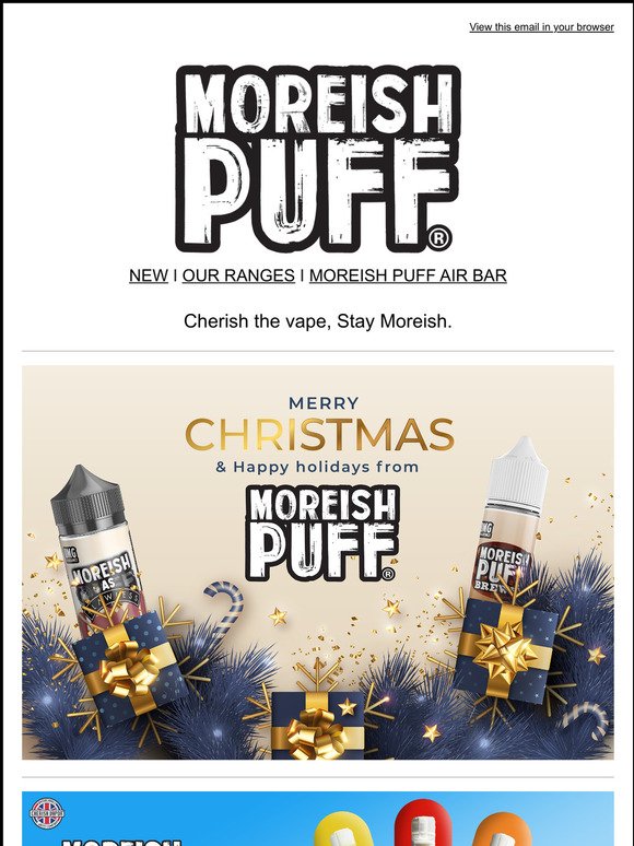Merry Christmas From All Of Us At Moreish Puff!