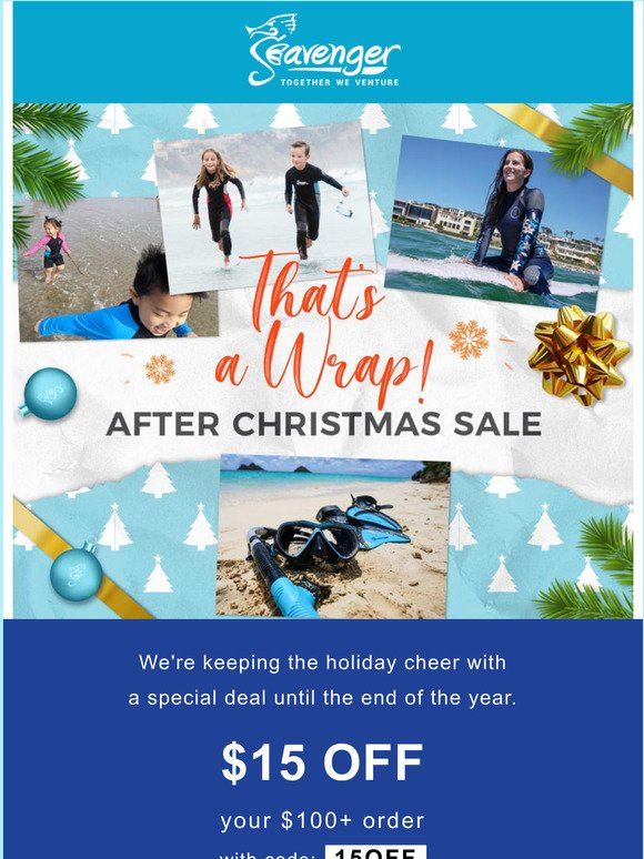 Unwrapped gifts = new adventures, join the fun! | After Christmas Sale