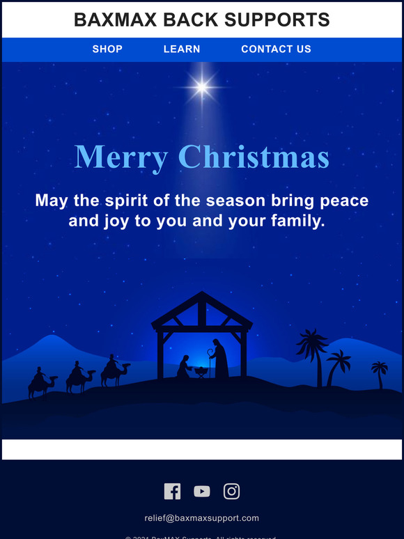 Wishing you a very Merry Christmas!