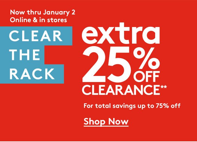 EXTRA 25% Off Nordstrom Rack Clearance, Clothes for the Whole Family UNDER  $4