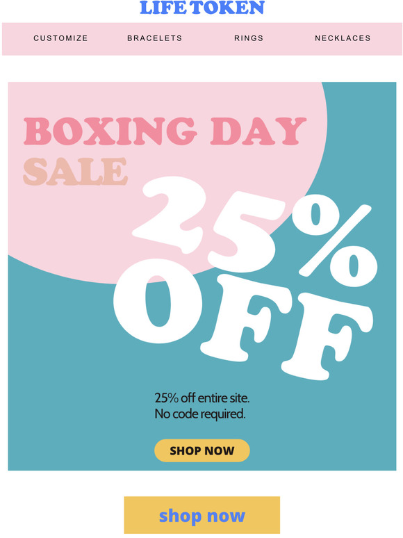  25% OFF EVERYTHING SALE