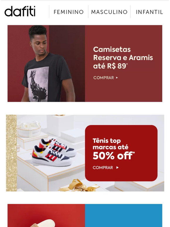dafiti 3 camisas por 89