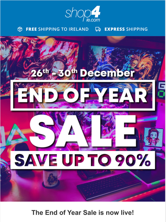  End of Year Sale is now live!