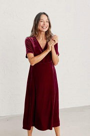 Mathey Trewells Silk Velvet Dress