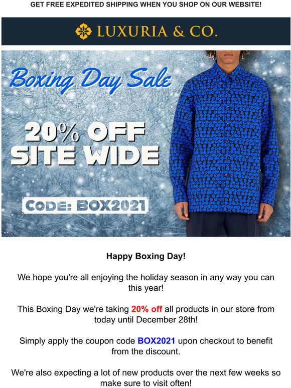 louis vuitton boxing day sale