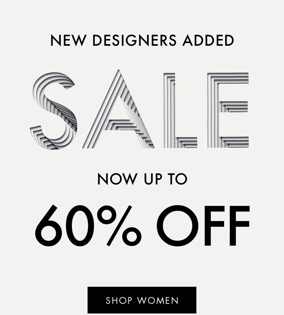 UK: Sale now up to 60% off + new designers added: Isabel Marant, Chlo, Max Mara |