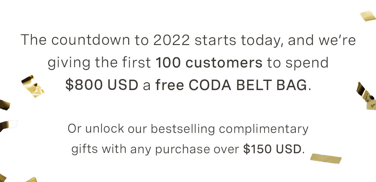 SENREVE: BEST GIFT YET: FREE CODA BELT BAG