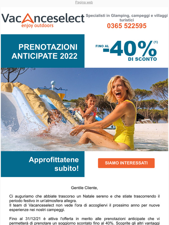 Un'offerta imperdibile vi aspetta per le feste