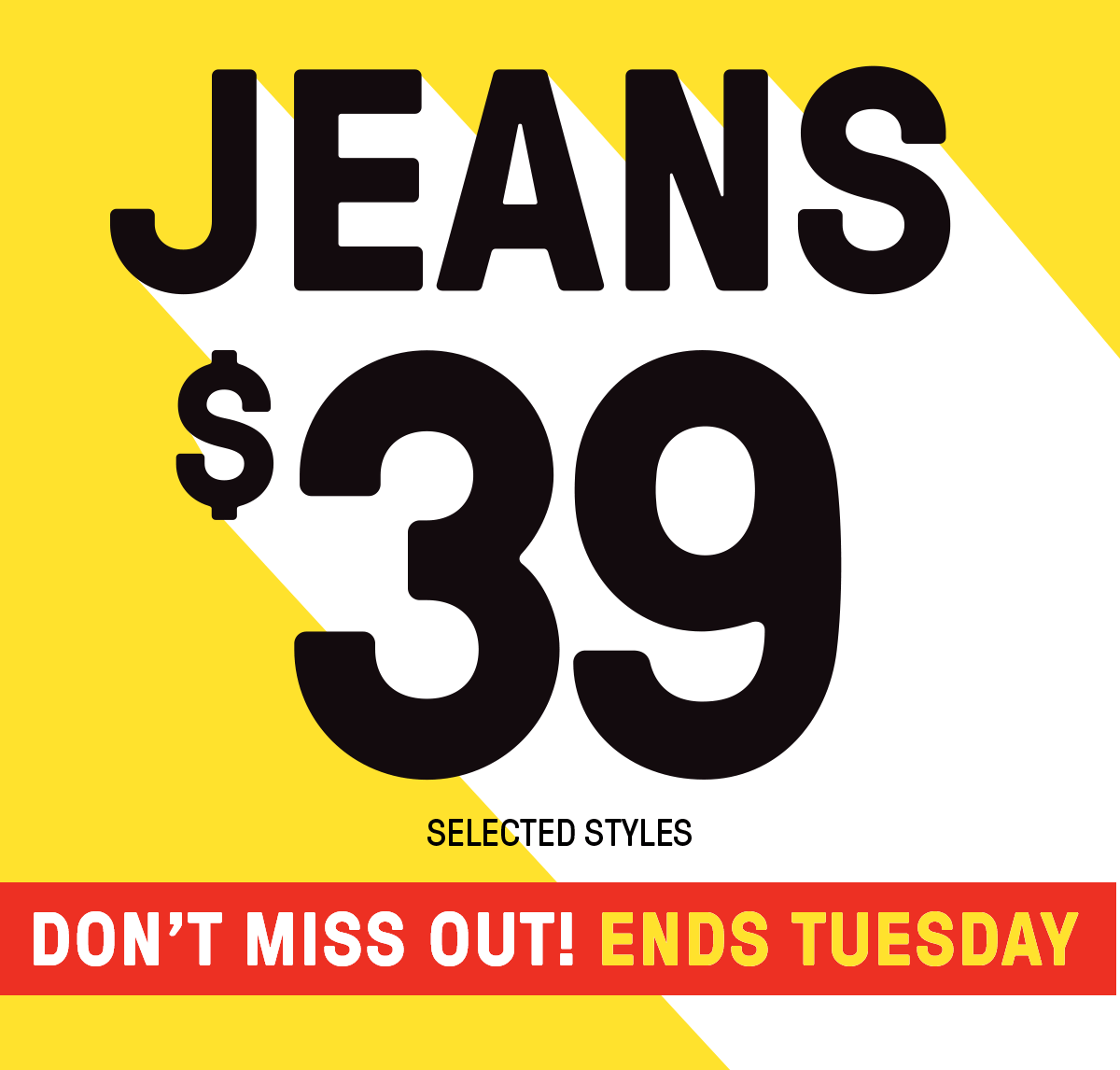 Just Jeans: Boxing day SALE steals | Milled