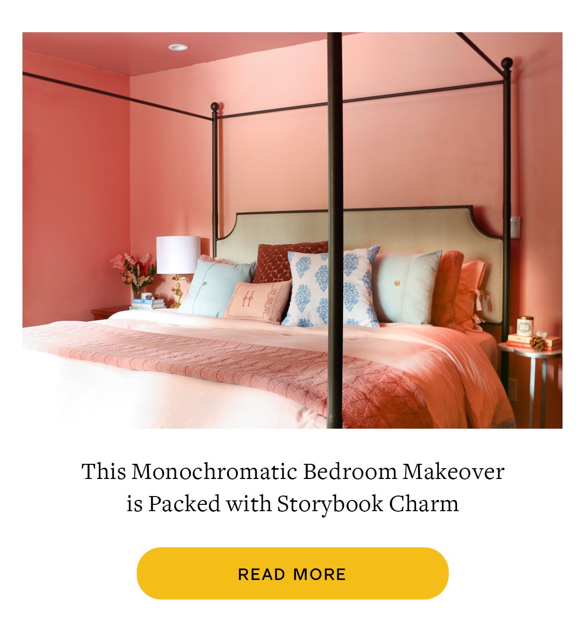 Blog: This Monochromatic Bedroom Makeover is Packed with Storybook Charm