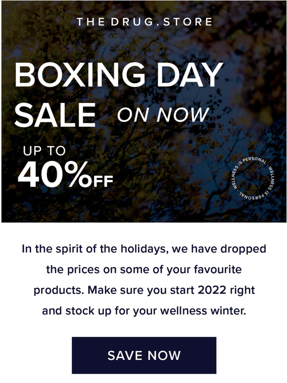The Boxing Day Sale is Here