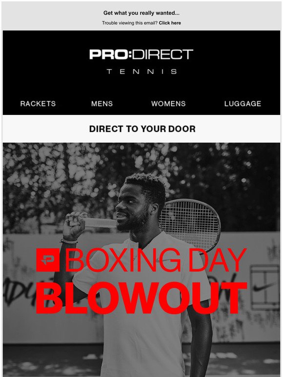 Boxing Day Blowout!