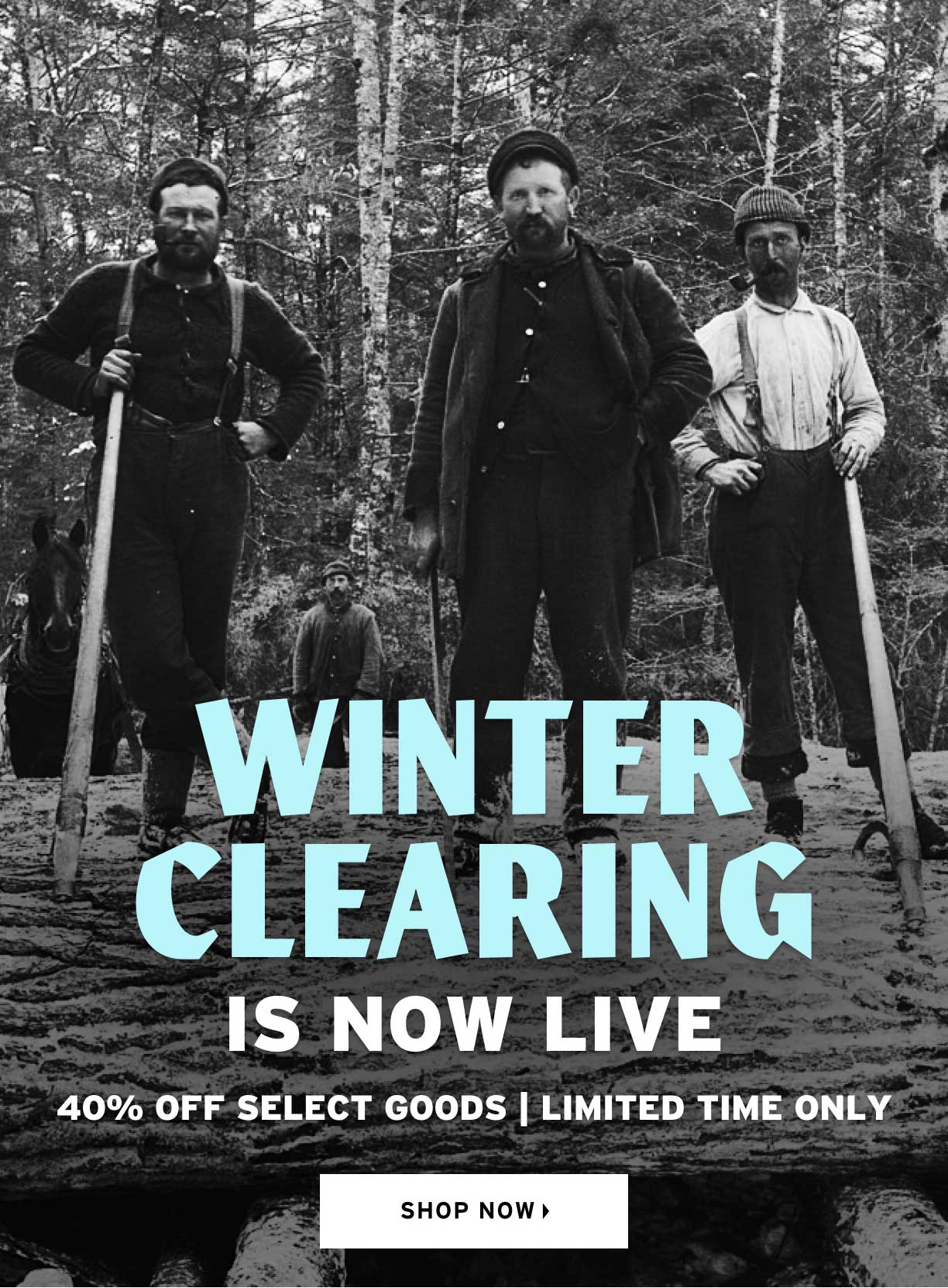 Filson Filson Winter Clearing Begins Milled