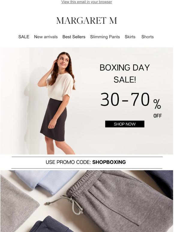 Hurry, Boxing Day deals end today!