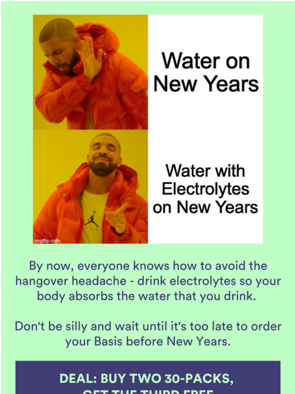 Good Idea: Electrolytes on New Years