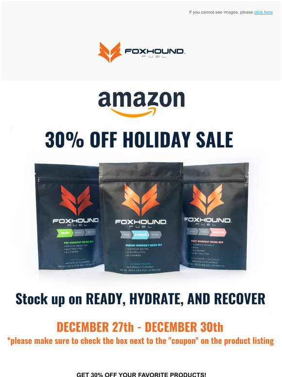  AMAZON Holiday Sale- Get 30% Off 