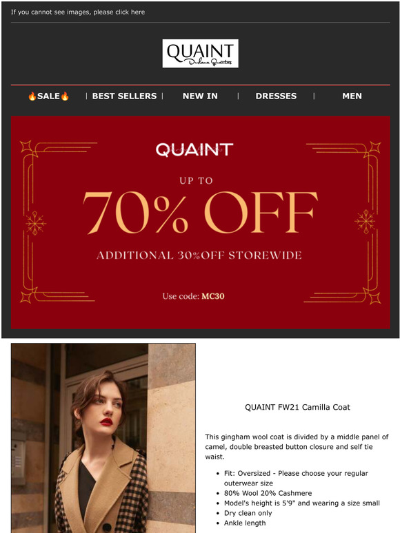 2022 New Style Alert  30% OFF Everything  CODE: MC30