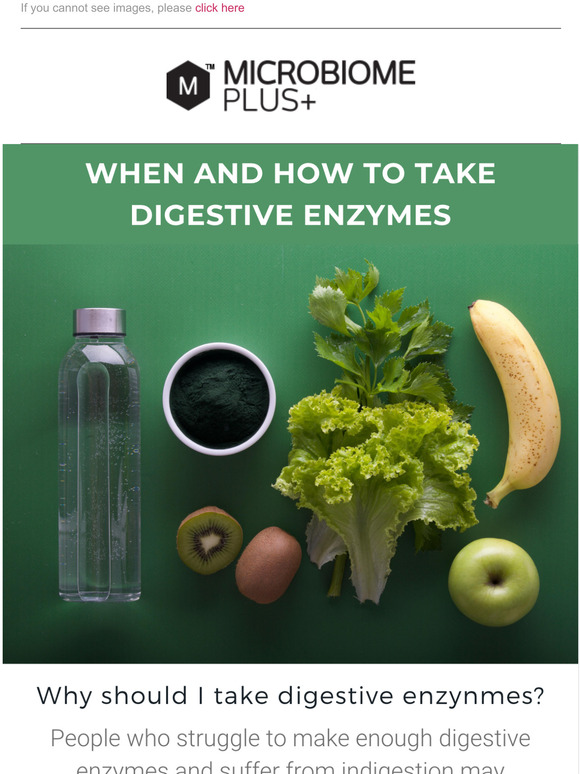 Microbiome Plus When and How to Take Digestive Enzymes Milled