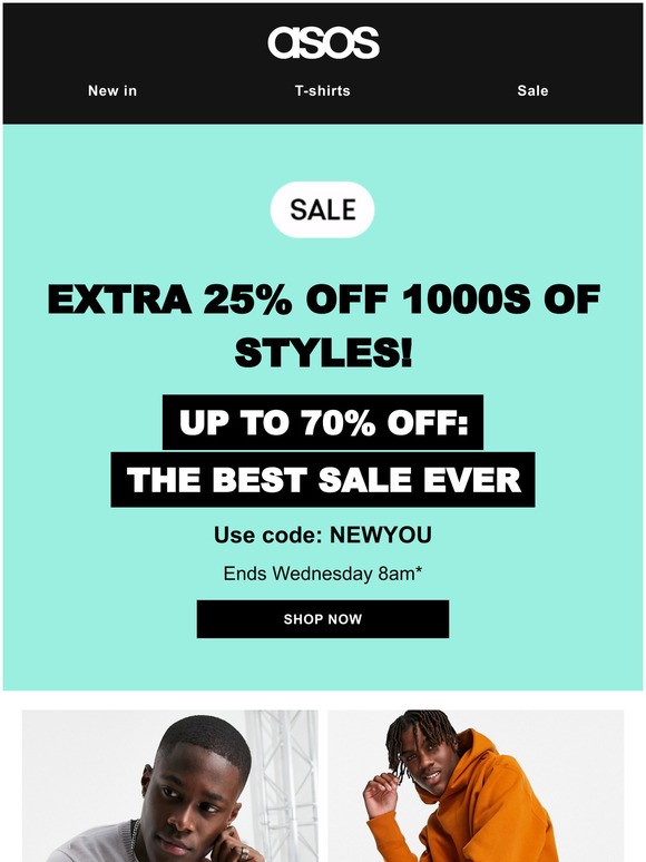 asos 25 off sale