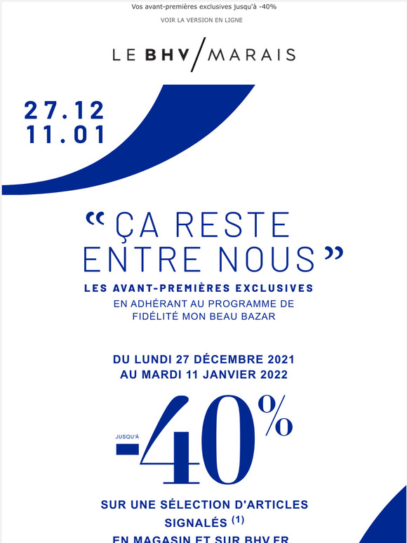 Des remises avant tout le monde, a vous tente ?