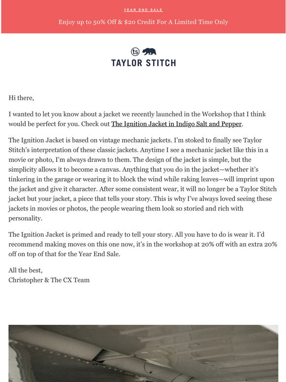 Taylor Stitch: A Jacket Worth a Thousand Words