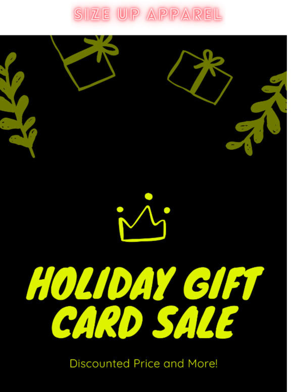 Looking for the perfect gift? 25% off on all Holiday Gift Cards.